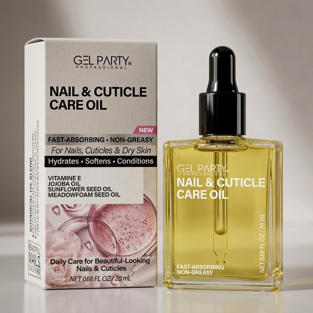 GEL PARTY Sweet Almond Nail & Cuticle Care Oil – 20 mL